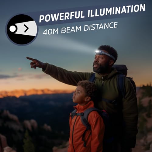 Energizer Universal+ LED Headlamp (2-Pack), IPX4 Water Resistant Headlamps, Bright Head Light for Outdoors, Camping, Running, Storm, Survival LED Light for Emergencies (Batteries Included) - Image 5