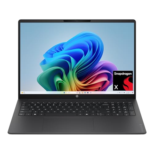 Image of HP OmniBook 3 16 inch Next Gen AI PC, 2K Display, Snapdragon X X1-26-100, 16 GB RAM, 1 TB SSD, Qualcomm Adreno GPU, Windows 11 Home, Mica Silver, 16-bz0000nr