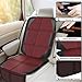 XHYANG Car Seat Protector,2 Pack Automotive Seat Protectors Baby Carseat Pad Waterproof Durable 600D Fabric for Child Baby Car Seat Mat Vehicle Pet Cover 2 Storage Pockets (Wine Red)