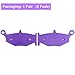 ECCPP Brake Pads Fits for Honda CR125R, CR250R, CRF150R Expert, CRF150RB Expert, CRF250R, CRF250X, CRF450R, CRF450X, FA346 Rear Brake Pads