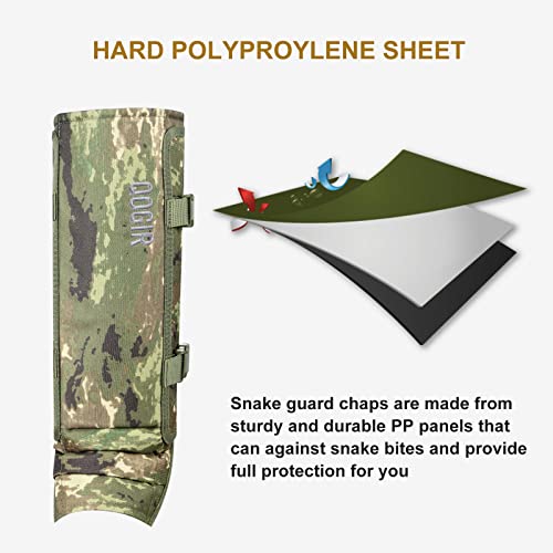QOGIR-Snake-Gaiters-for-Hunting-Durable-Snake-Guards-Snake-Gaiter-Leggings-for-Men-Women-Snake-Bite-Protection-for-Lower-Legs-Snake-Proof-Gaiters-with-Adjustable-Size