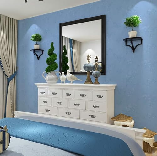 Image of VOLITO Self-Adhesive Wall Sticker Waterproof Anti Mode and Heat Resistant Drawer Kitchen Oil Proof Foil Stickers Kitchen Wallpaper (45x500cm) (V-Blue Flower)