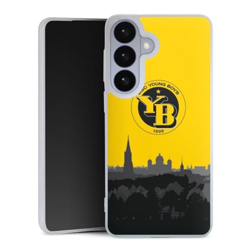 Coque Slim Compatible avec Samsung Galaxy S26 + Case Ultra Fine Etui Silicone Ultra Fine BSC Young Boys Logo Produit sous Licence Officielle