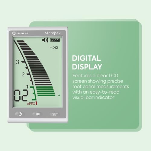 Image of Qualdent Micropex 4th Generation Apex Locator, Accurate Root Canal Length Measurement, Advanced Technology for Precise Endodontic Procedures, Reliable Performance for Dentists