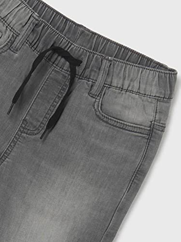 Mayoral Soft Denim Jogger Pants for Boys Light Grey3