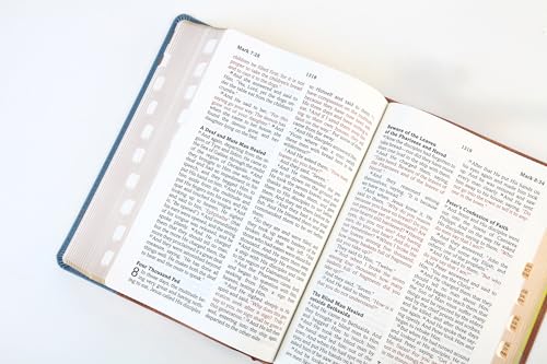 The Barbour Simplified Kjv--Large Print [Rust & Stone Cross] - image 6