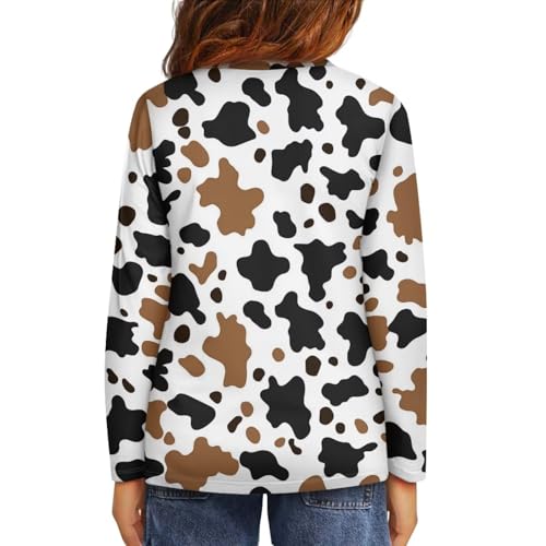 Image of Uourmeti Girls Graphic Tees Long Sleeve T Shirts for Teens Casual Tshirts Junior Sportswear Fall Tops