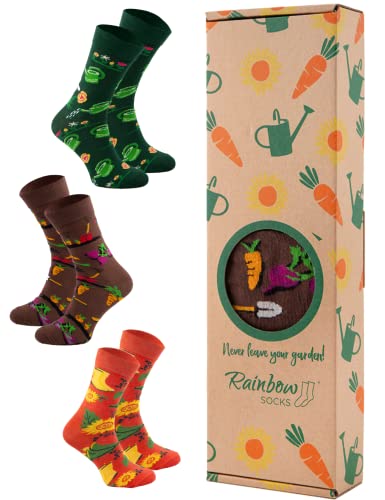 Chaussettes Jardin colorées pour le potager et les loisirs en plein air, taille 41-46