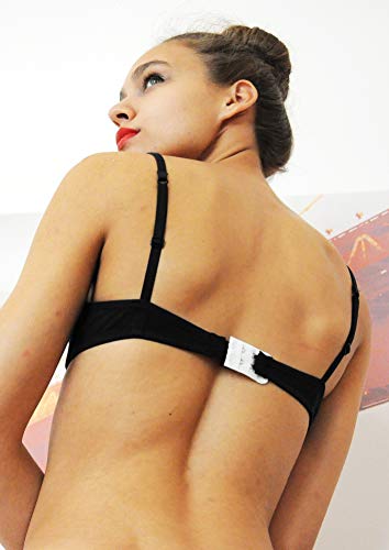 Four-Hook Bra Extender 9-Pack (3 X Black, 3 X White, 3 X Beige) #TOP3