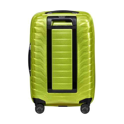 Image of Samsonite Proxis Global Carry-On Hardside Luggage with Dual Spinner Wheels, Airline Approved - Innovative Roxkin Lightweight Shell With Ultimate Durability- TSA Lock, Telescopic Handle - Lime