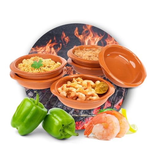 FUMOSA keramische Grillschale Piataci 6x 14 cm