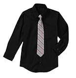  Unbekannt - Camisa - para niño Negro Negro