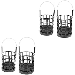 Pesca De Carpa Con Señuelo BESPORTBLE 4 Piezas Fabricante De Nido De Jaula De Cebo Equipo De Pesca De La Carpa Alimentador De Señuelos Gruesos Alimentador De Pesca Al Aire Estilo Europeo