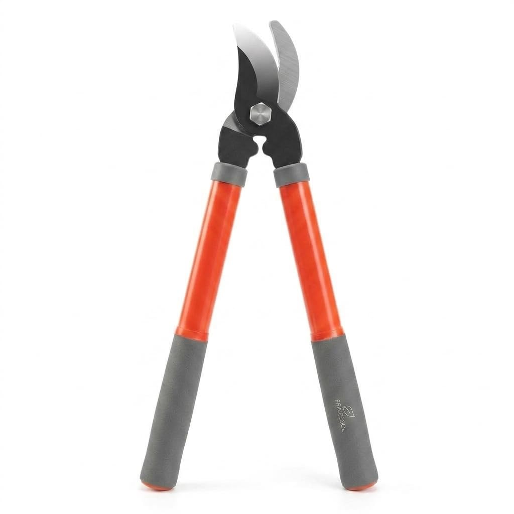 DJD12 SmartHub Heavy Duty Anvil Lopper and Garden Pruning Shears Two Inch Cutting Capacity Tree Branch Cutter with Razor Sharp Carbon Steel Blade and Sturdy Long Handle for Tree Trimming
