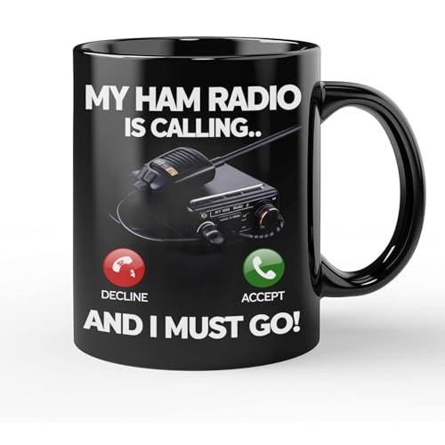 Nazenpod My Ham Radio is Calling Amateur Radio and Ham Radio Operator Coffee Mug, Coffee Cup 11oz - 15oz