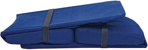 Miniatura 10 de BackJack BJI BackJack original, fabricado en los Estados Unidos, silla plegable de tela de algodón burdeos ligera para juegos, familias, padres,