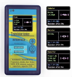 Multiusos M328 TransistorTester ResistanceMeter 128* 160 InductanceMeter CapacitanceMeter ESR