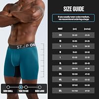 STEP ONE Boxershorts Herren - 3er Pack Feuchtigkeitsabweisende Unterhosen Männer, Herren Unterhosen Boxershorts mit 3D Tasche + Scheuerschutz, Organische Bambus Unterwäsche – Ansicht 7