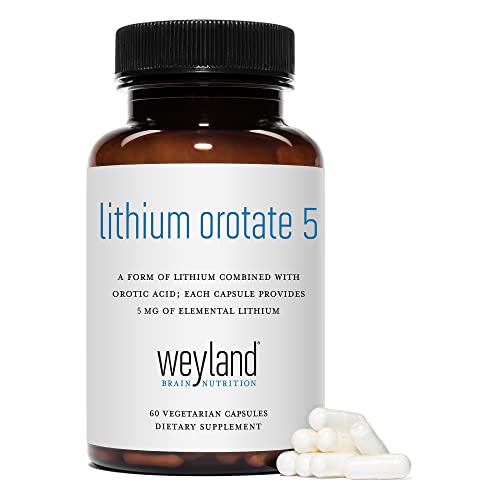 Lithium Orotate - 5Mg Of Elemental Lithium Per Vegetarian Capsule #TOP3