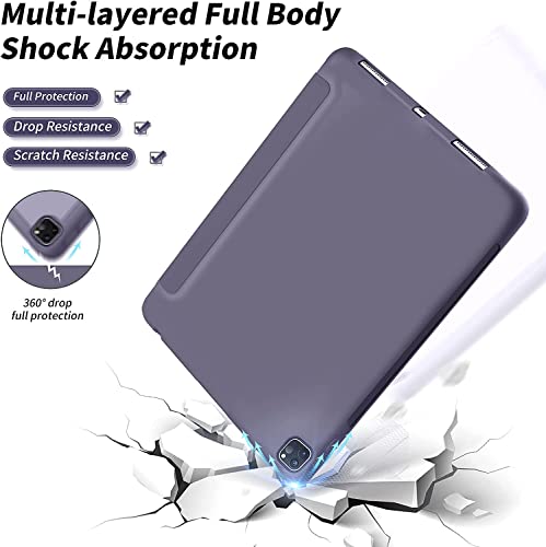 Image of DuraSafe Cases for iPad Pro 11 inch 4th 3rd 2nd Gen Case A2759 MNXE3HN /A MNXD3HN /A A2435 MNXG3HN /A MNXF3HN /A MNXJ3HN /A A2761 A2762 MNXN3HN /A MP553HN /A A2377 MHQR3HN /A MHQT3HN /A A2228 - Purple