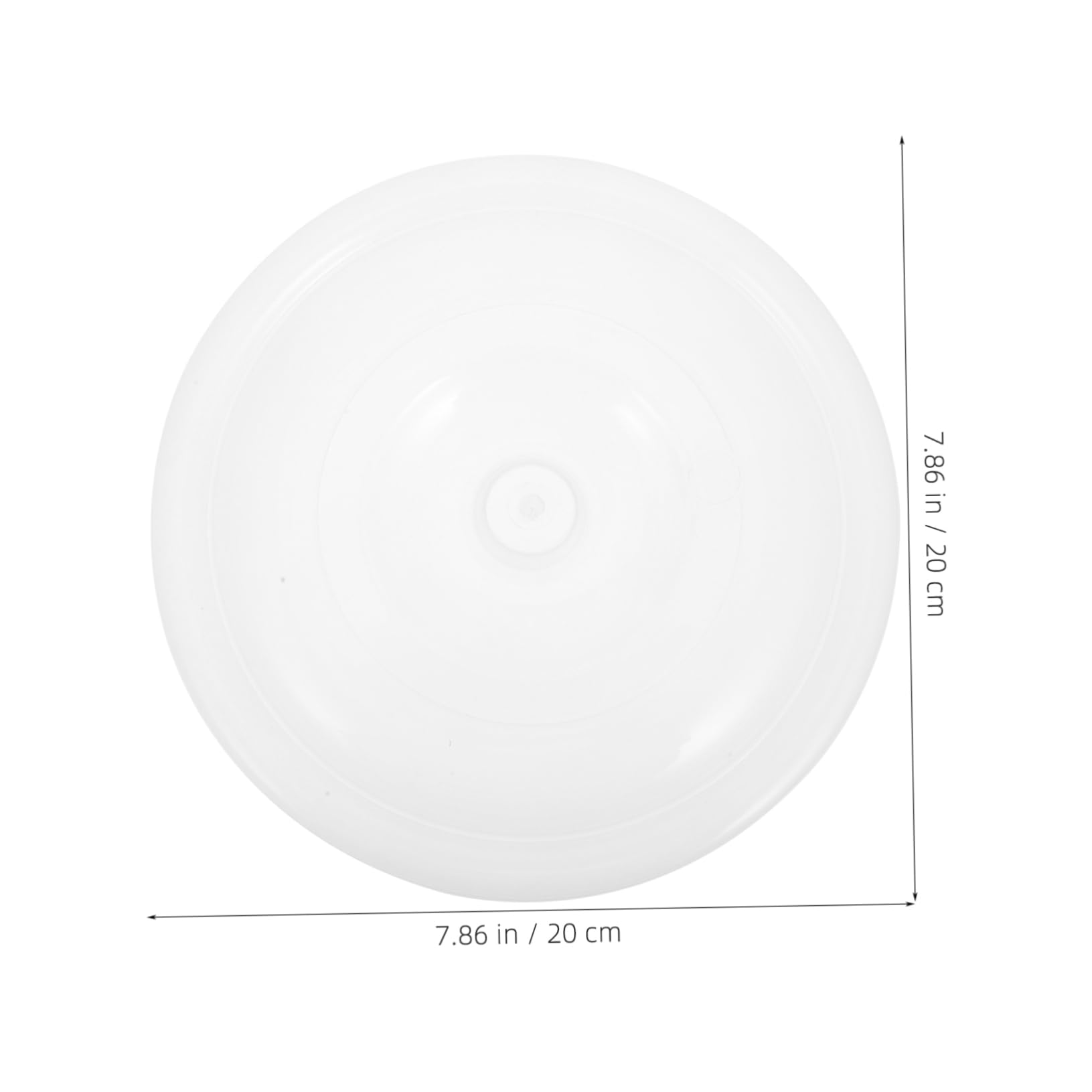 SOLUSTRE 2pcs Plastic Trash Can Lids Round Replacement Covers for Outdoor Garbage Easy Installation Odor Prevention Compatible with Standard Bins