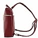 Small Versatile Fashion Crossbody Backpack (Burgundy)