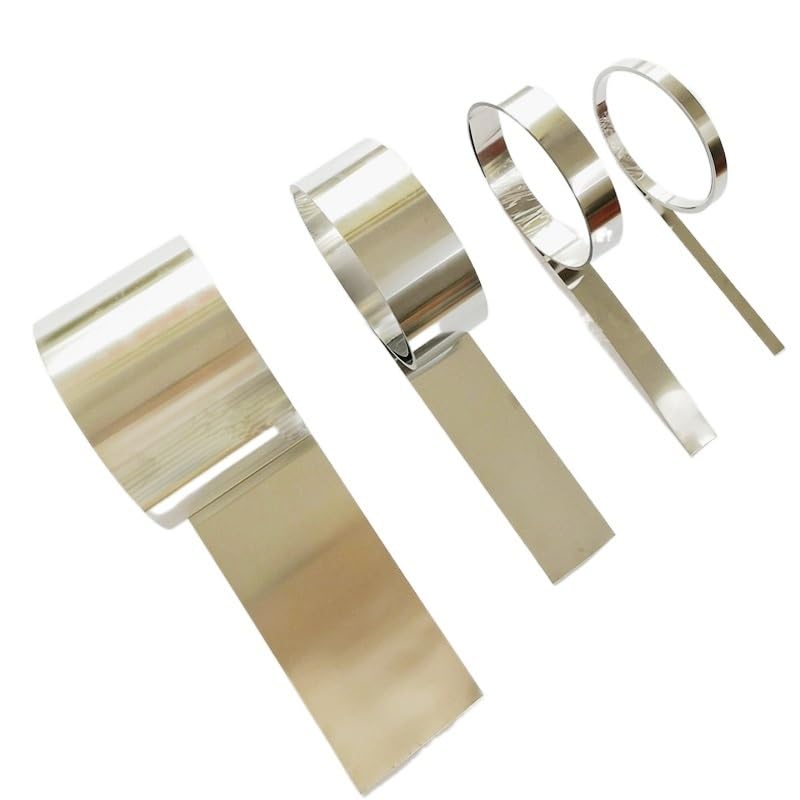 Plaque D'acier Inoxydable 304 Fine - Bande De 1m, épaisseur 0,04mm, Largeur 100mm - Pour CNC, Découpe, Protection Plans De Travail