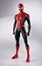 TAMASHII NATIONS S.H. Figuarts Spider-Man Upgrade Suit (Spider-Man: No Way Home) Action Figure, Blue, Red, Black with Gold Accents, Approx. 5.9 inches (150 mm), PVC