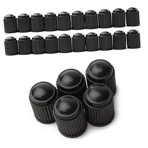 20 Unidades Tapones de Neumático Negro para Bicicletas miniatura 1