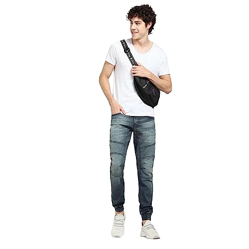Image of Jack & Jones Men's Regular Fit Jeans | Low Rise | Jeans for Men