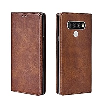 Simicoo LG Stylo 6 - Funda Tipo Cartera Para LG Stylo 6, Funda De Piel Con Tapa Y Ranuras Para Tarjetas, Con Cremallera, Funda Magnética Desmontable, Correa De Mano, Bolsillo Para