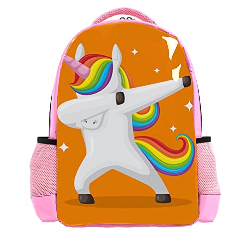 Sac à dos d'école licorne bleue, cartable enfants et adolescents de primaire