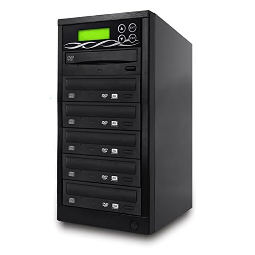 SATA DVD Duplicator - 5 Target Standalone CD / DVD Duplicator with SATA DVDRW