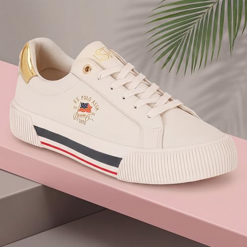 Image of U.S. Polo ASSN. Lizzie 3.0 Nude Chunky Sneaker Shoes