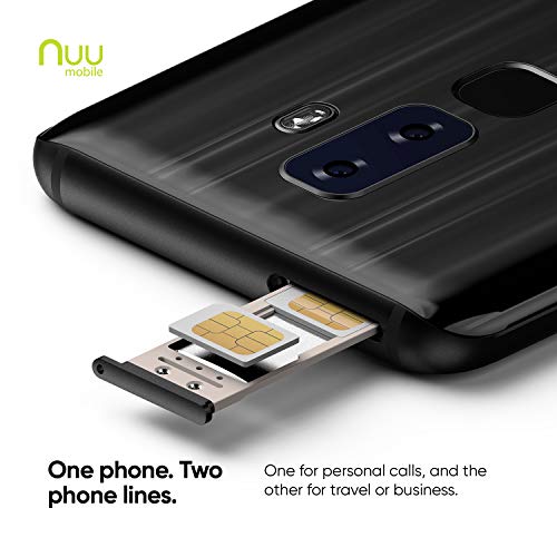 NUU Mobile G3 Plus Unlocked Cell Phone 64GB + 4GB RAM 4000 mAh Battery - 5.7" Android 8.1 Oreo Smartphone - Onyx Black