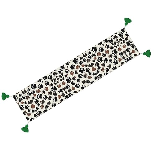 Chemin de table rustique pour repas de Noël et décoration de cuisine - 7