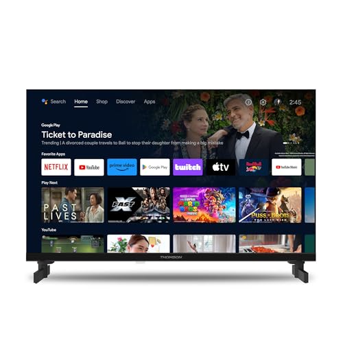 THOMSON 24 Inch (60 cm) LED HD 12V Camping Smart Android TV, Google Assistant, Wi-Fi, Dolby Digital, Bluetooth, Triple-Tuner (Kabel/Satelliet/Antenne), HDMI, CI+, A+ Paneel- 24HA2S13C - Afbeelding 8