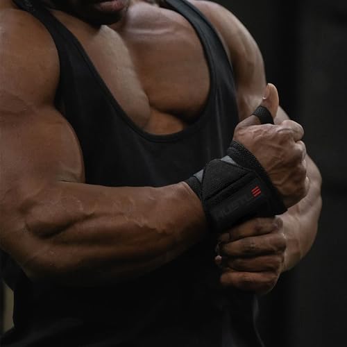 image for Hustle Athletics Wrist Wraps for Weightlifting - USPA Approved, Best G