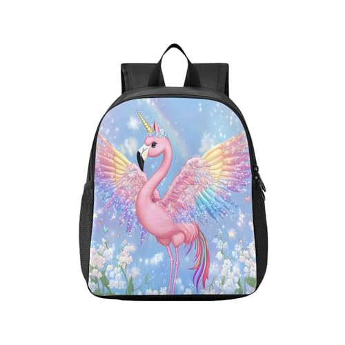 senya Mochila infantil infantil escolar para meninos e meninas P azul cereja, Flamingo, Medium, Bonito