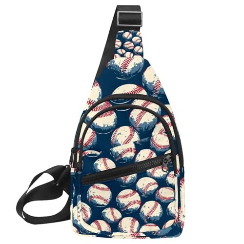 Sac à dos à bandoulière baseball étanche pour rando et voyage