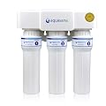 Aquasana Under Sink Water Filter | 3-Stage Max Flow Filtration | Reduces up to 99.99% of 78 Contaminants - PFAS, Lead, Chlorine, Cysts, & More | Under Counter Drinking Water Filter | AQ-6300M-NF