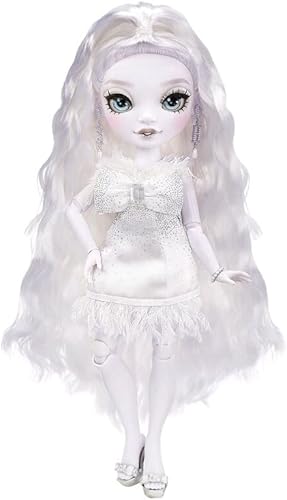 Rainbow High Natasha Zima - Muñeca de moda en escala de grises con 2 trajes y accesorios, regalo para niños de 6 a 12 años