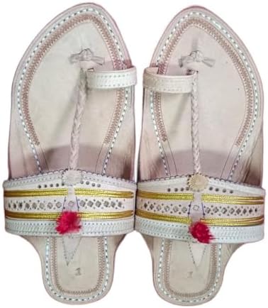 niira Leather Kolhapuri Chappals for Men - The Royal | Stylish & Comfortable | Handmade by Local Artistans | Leather Slipper, Kolhapuri's Chappal for Men