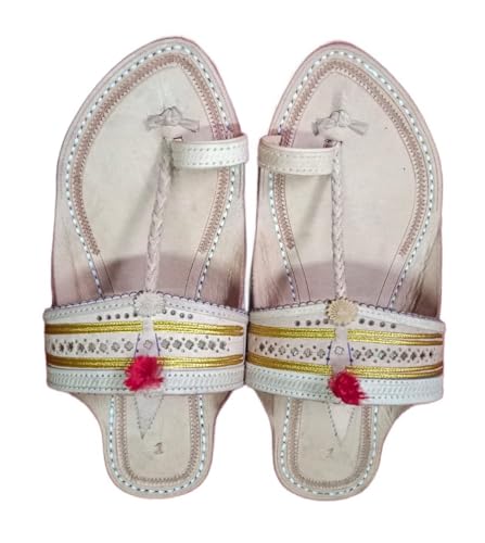 niira Leather Kolhapuri Chappals for Men - The Royal | Stylish & Comfortable | Handmade by Local Artistans | Leather Slipper, Kolhapuri's Chappal for Men