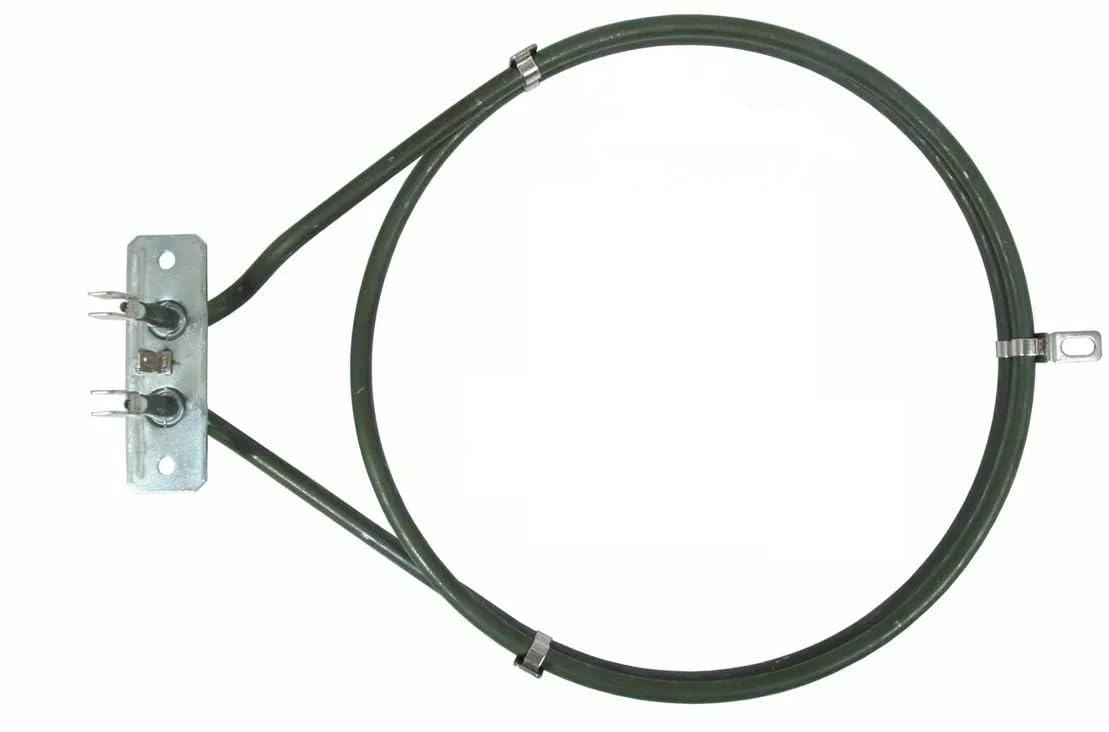 Masterpart Grey Fan Oven Heater Element 2 Turn 2000W Compatible With Zanussi Zbc, Zbf, Zbm, Zbq, Zdf Cookers & Ovens