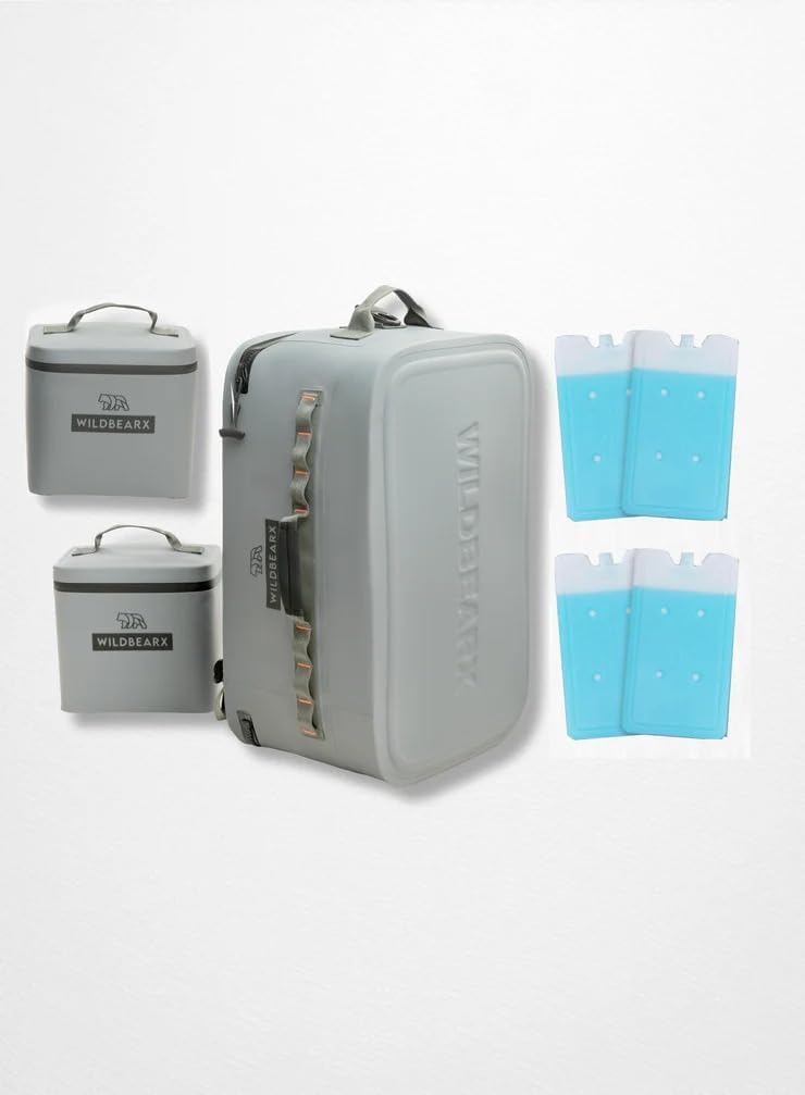 Backpack Cooler – IP68 Leakproof Soft Cooler Backpack, 48+ Hour Ice Retention, Airtight Zipper, Holds 40 Cans + Ice, Insulated Lightweight Cooler for Camping, Beach, Hiking & Travel