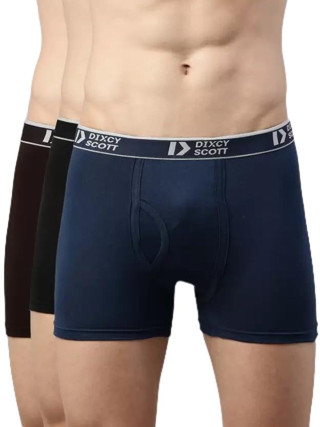 Men's Cotton Solid Trunks-image-36