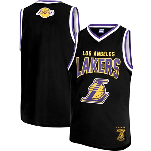 Ultra Game Men's NBA Official Super Soft Sleeveless Tank Top Muscle T-Shirt, Los Angeles Lakers, Black 23, Small