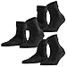 Produktbild FALKE Damen Socken Striggings Rib 3er Pack, Größe:39-42, Farbe:Black (3009)