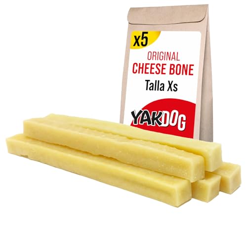YAKDOG - Pauzinhos de queijo para cães - gulosinas de longa duração - 100% natural - tradicional do Himalaia - fabricado na Bélgica - Tamanho XS